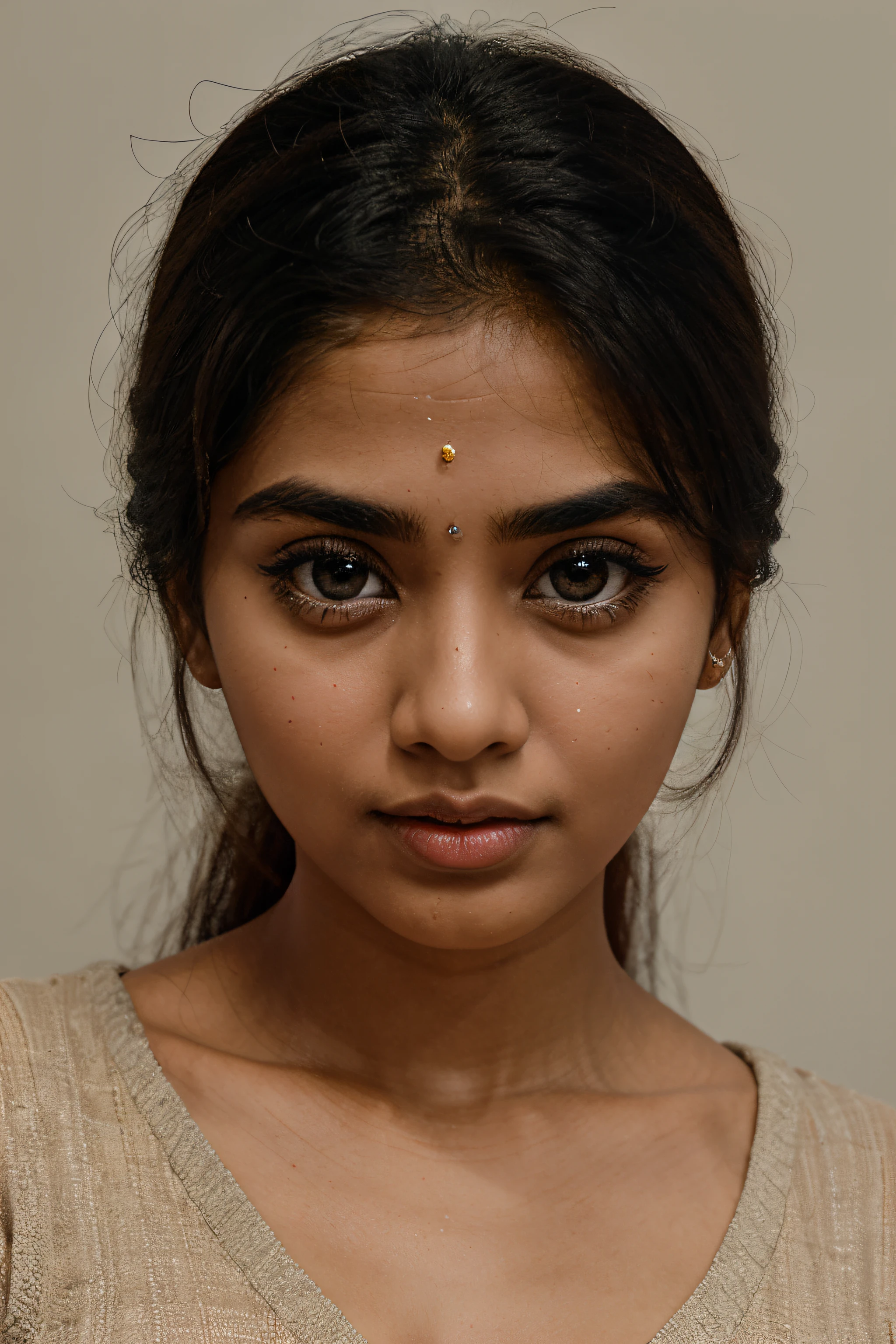 indian girl only face 26-year-old beautiful big eyes beautiful big eyes with straight eye brows and upward end for eyes
