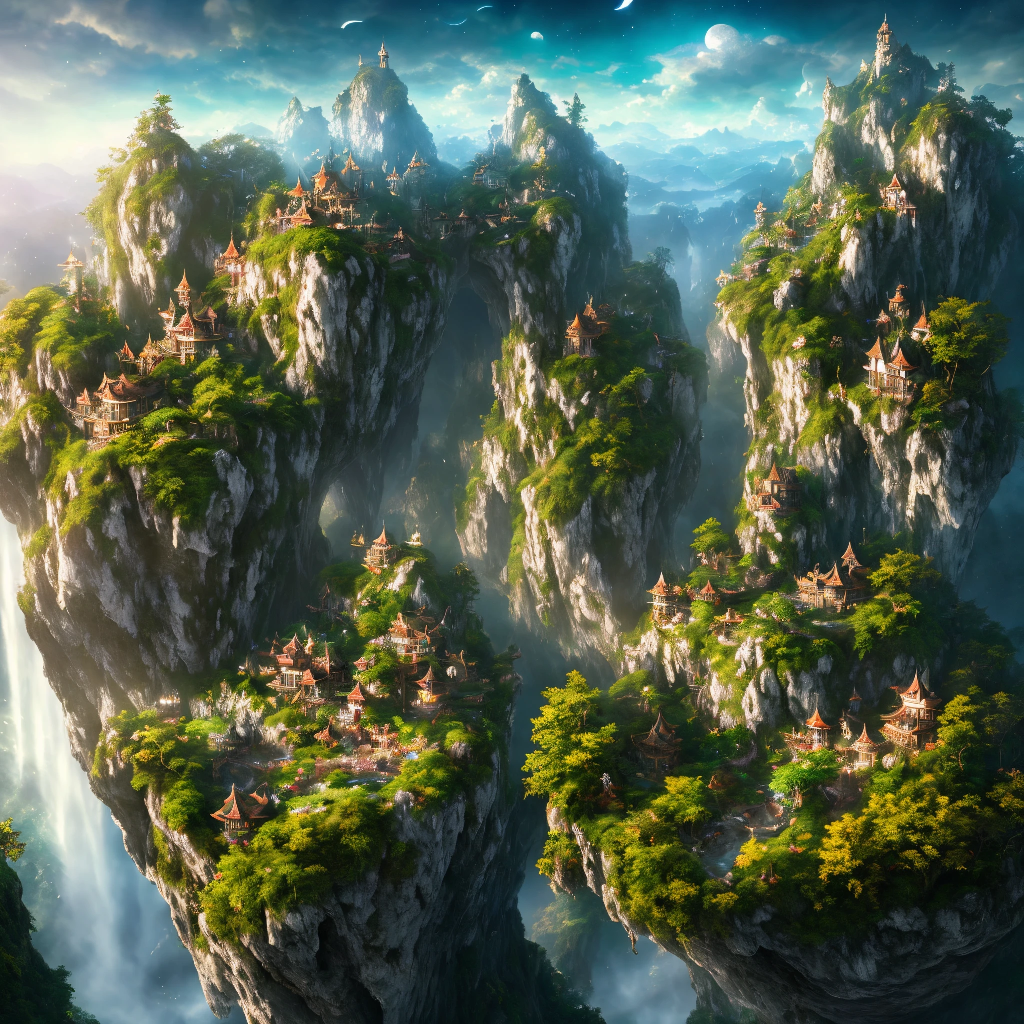 Full body pose, hyperrealistic arial photograph of neverland, dim volumetric lighting, 8 k, octane beautifully detailed render, extremely hyper detailed, intricate, epic composition, cinematic lighting, masterpiece, trending on artstation, very very detailed, stunning, hdr, smooth, sharp focus, high resolution, award, winning photo, dslr, 5 0 mm