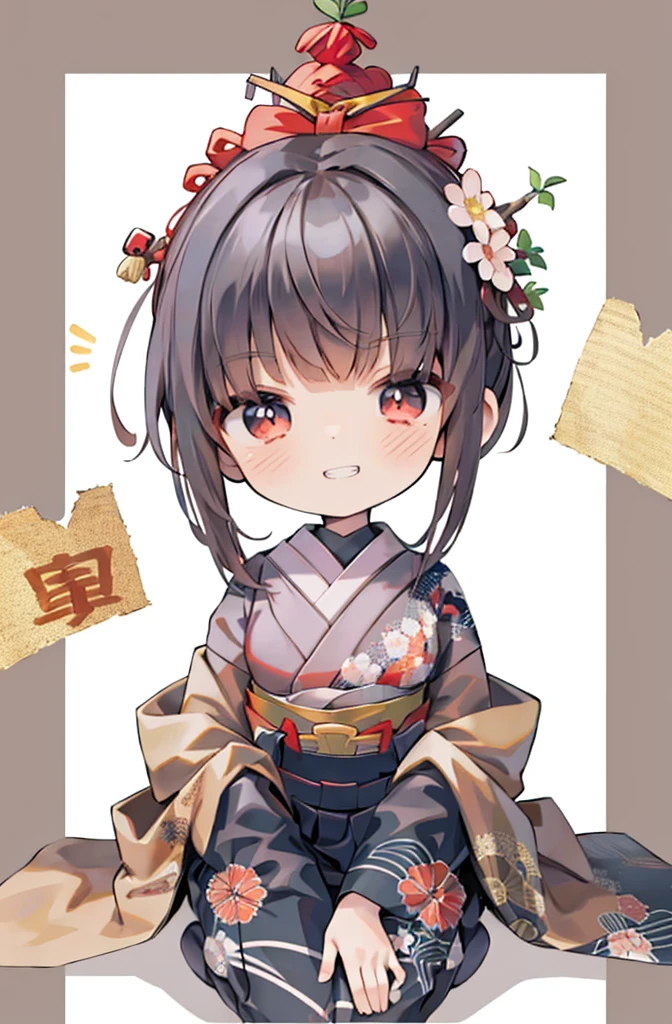 masutepiece, Best Quality, High resolution,
DefaultOutfit, japanese cloth, 1girl in, Solo, Seiza,((Chibi),grin