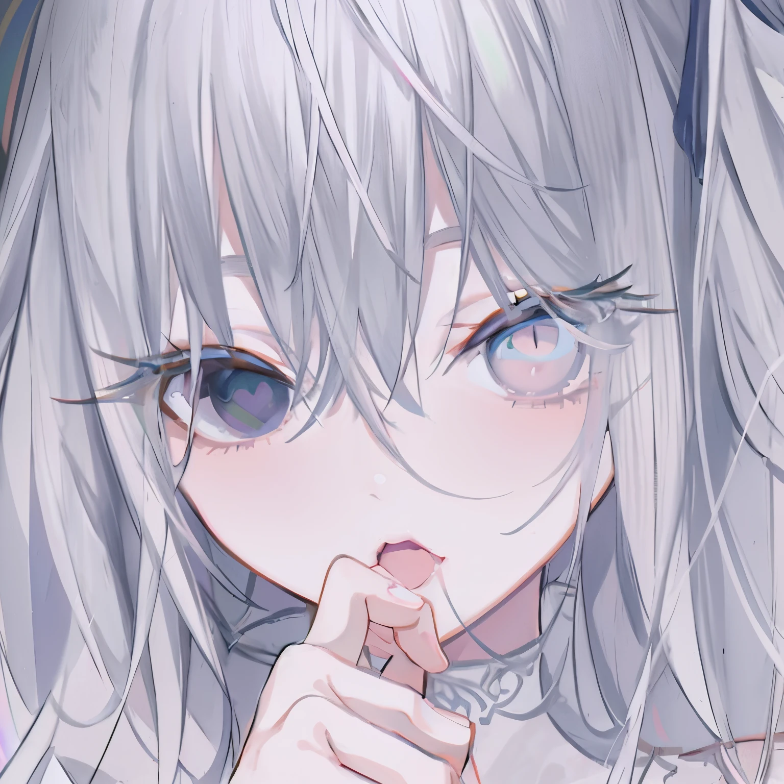 masterpiece, bestquality, official art, high-detail, illustration,
1 girl, Upper body, detailed eyes, Light pink eyes,
Hanfu pink gradient, Intricate patterns, luxury dress, Dynamic Poses,
(Long rainbow hair:1.1), (White Hair:1.2), floating hair, Light pink hair ends, (knit:0.8) gradient hair,