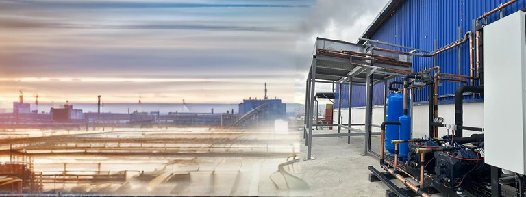 (Industrial landscape) (Best Quality,4k,8K,hight resolution,Masterpiece:1.2),Ultra-detailed,(Realistic,Photorealistic,photo-realistic:1.37),Colorful and bright background,blurry bokeh effect,Deep color,Rich color