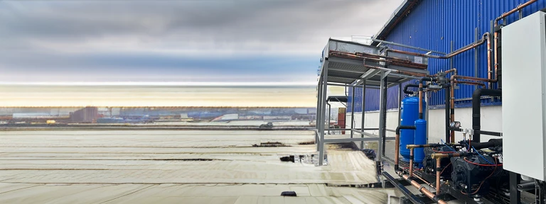 (Industrial landscape) (Best Quality,4k,8K,hight resolution,Masterpiece:1.2),Ultra-detailed,(Realistic,Photorealistic,photo-realistic:1.37),Colorful and bright background,blurry bokeh effect,Deep color,Rich color