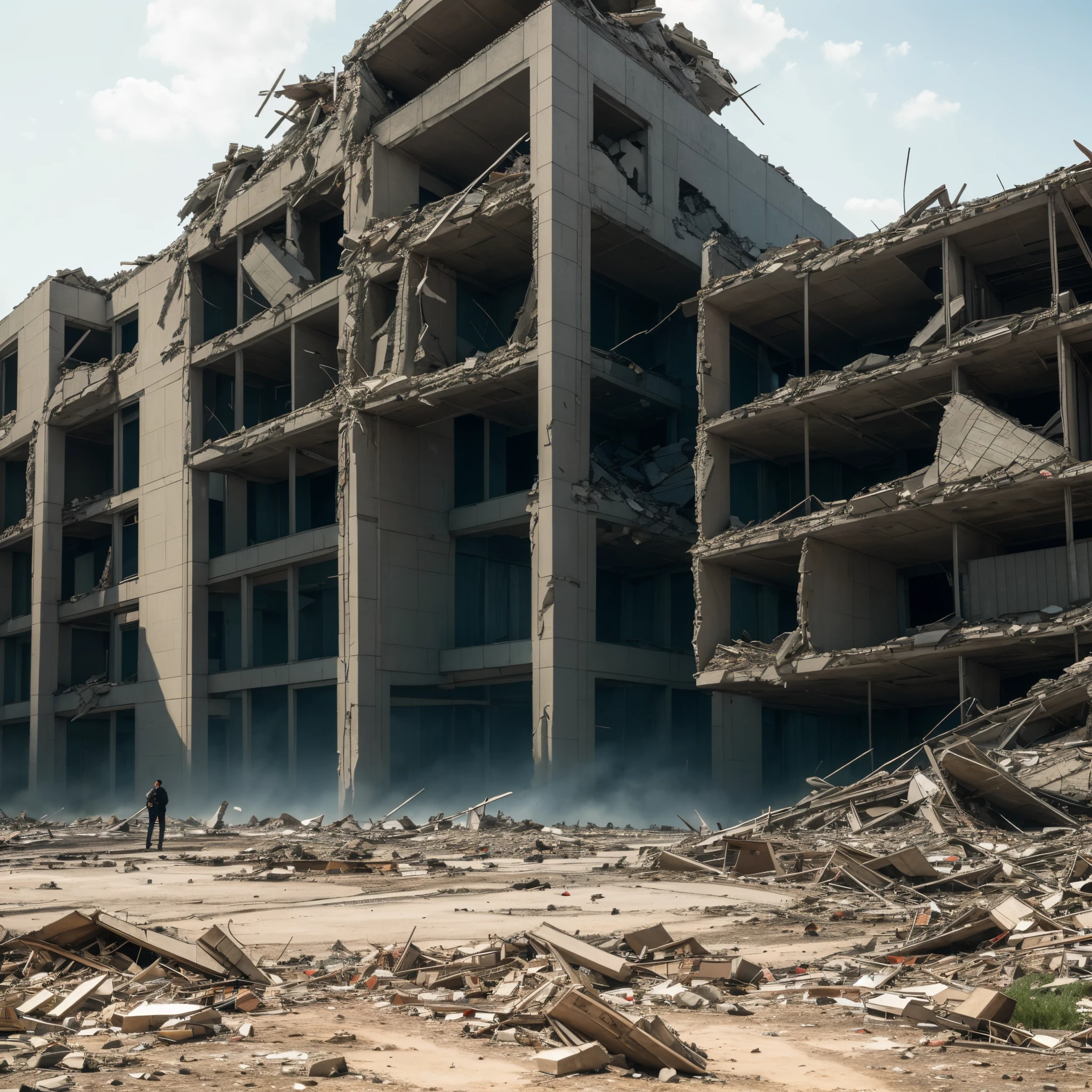 (YES NSFW), Create a haunting visual depiction of a world in turmoil, where the foundations of civilization crumble and humanity descends into chaos. Illustrate the disintegration of societal structures, the rise of nature reclaiming urban landscapes, and the palpable sense of despair as the once mighty achievements of humankind now lay in ruins. Capture the essence of a world witnessing the tragic and inevitable downfall of its own creation.