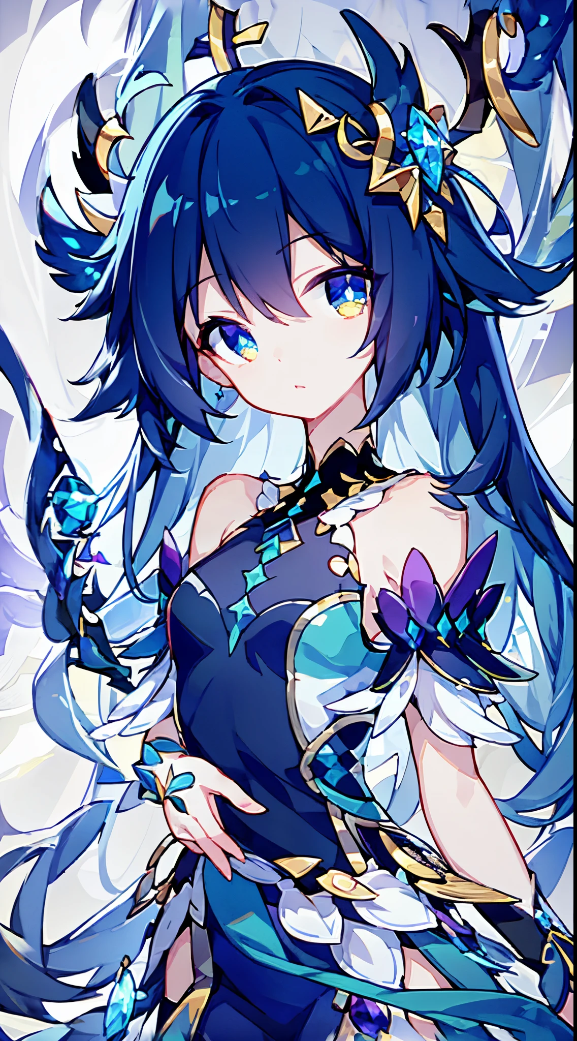 (Best Quality,8K,hight resolution:1.2), Brightly colored hair sways in the wind, Captivating rainbow-colored eyes like a kaleidoscope, Cute and innocent face with rosy cheeks, the fantastical existence of an angel, A moonlit night that emits a soft light, sacred figures and mythical beings, Mini skirt fluttering in the wind, tops that show shoulders, Elegant uniforms, dramatic long oxtail hair, delicate and sophisticated curves, Highly detailed and realistic representation, highest level of craftsmanship, Reproduce breathtaking detail in 8K resolution, Vibrant colors that pop out, The perfect combination of realism and fantasy, A mesmerizing masterpiece that captures every intricate detail.