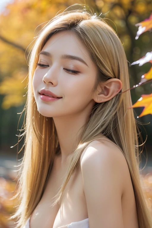 (messy hair:1.3),(super fine,fine face,fine eyes,fine skin,glossy skin:1.3),fine background,(8k,best quality,raw photo),(masterpiece:1.4),(high quality:1.4),nsfw,
(1 man, 1 woman, blowjob:1.4), 1penis, 1 elongated elf beauty with elongated ears, semi-long blonde hair, (big tits:1.2),(hoodie:1.1), stunning face, idol, beauty, pretty, (half undressed:1.4), face up, tucked, mouth closed, smile,
BREAK,mountain,(autumn leaves),outdoor,(undressed top:1.2),colourful,closed eyes,