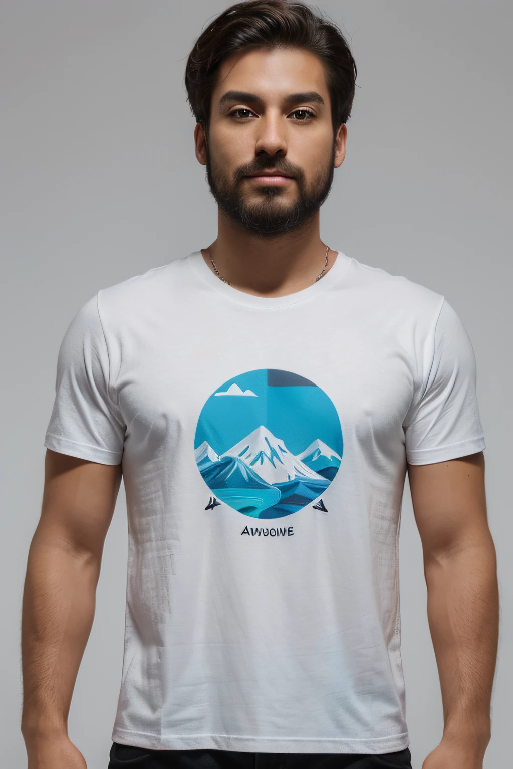 Hi can you give me a design on adventures which I can print on T-shirt which no one have seen before. I will make it in adobe illustrator . Only design and a most simple you can imagine and clear design ( No gradient used) simple which have feel of made in software no paint (Only design on shirt front view