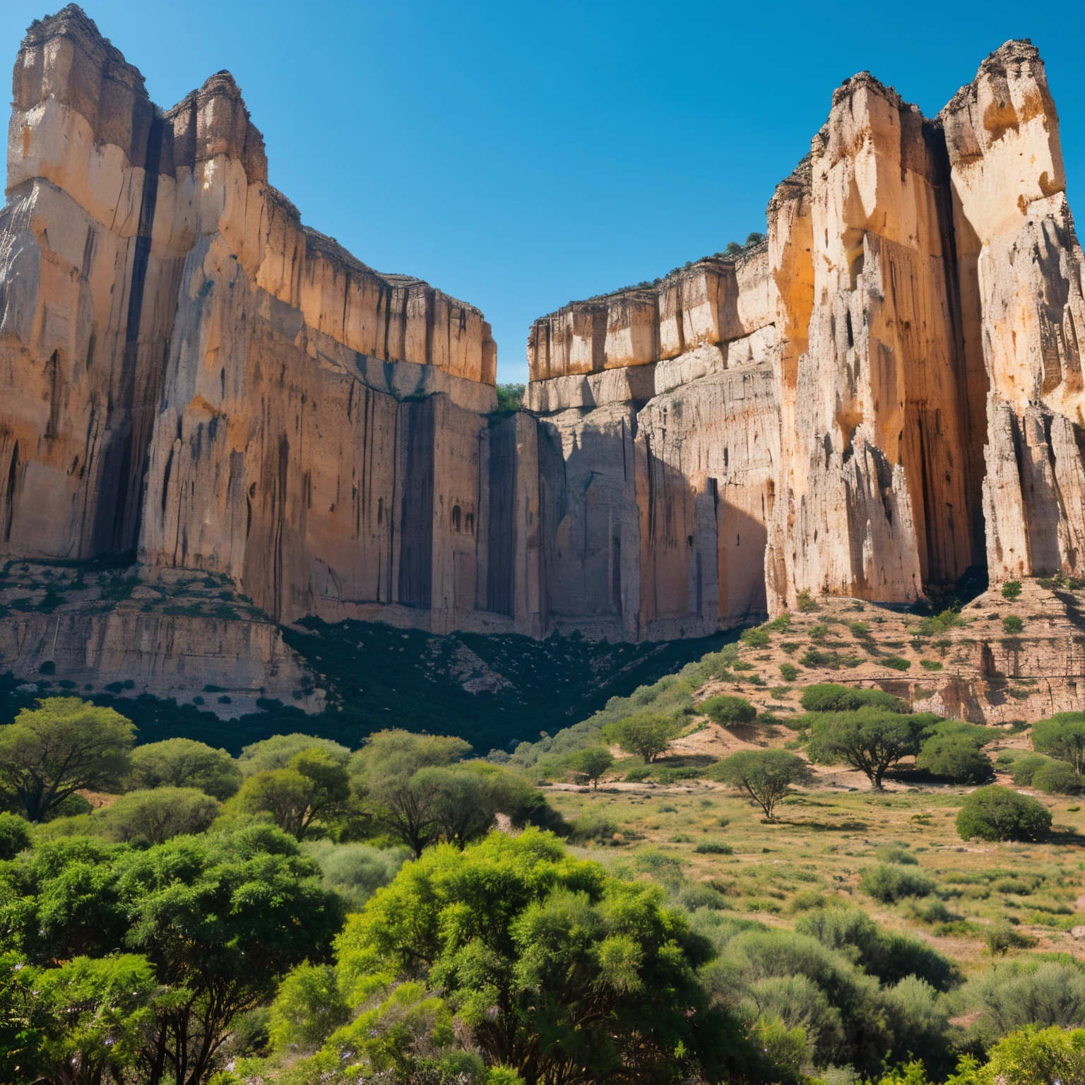 An image collage featuring the intricate formations of the Tsingy de Bemaraha, highlighting the unique and dramatic limestone structures.