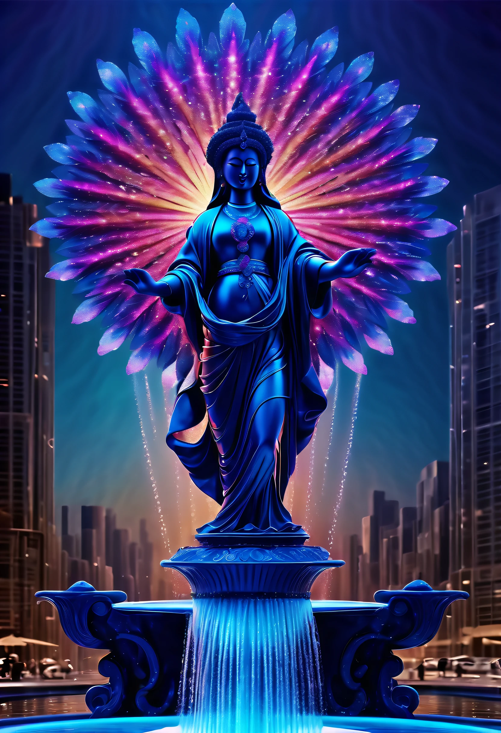 Eternal fantastic alcohol ink fountain illustration, (((Radiosity rendered in stunning 32K resolution:1.3))), Highest Quality, hightquality, (((Unparalleled clarity:1.3))), (((Beautiful detail glow:1.3))), Imagine a visually impressive fountain illustration, very incredibly detailed, intricate and insane details, incredible detailed, ((Highly detailed details that are sleek and stylish:1.3)), Best Quality, ultimate quallity, Ethereal quality, ultra-quality, Captivating beauty quality, Illustrations that capture every detail, Exquisite darkness and rich beauty of detail, true masterpiece, (Hyper realistic:1.3), (((holographic coating:1.2))), (((prudent wish:1.4))), Complex surface details, detailed paintings, Gives a sense of eerie color, very beautiful aesthetics, Absurd resolution, Undeservedly beautiful, delicate and delicate texture, Amazing amazing background details, Undeniably amazing image quality and、Expert precision, including intricate examples of detailed design, (((All shot in sharp focus:1.4))), (((Rendered in stunning 32K resolution:1.3))),