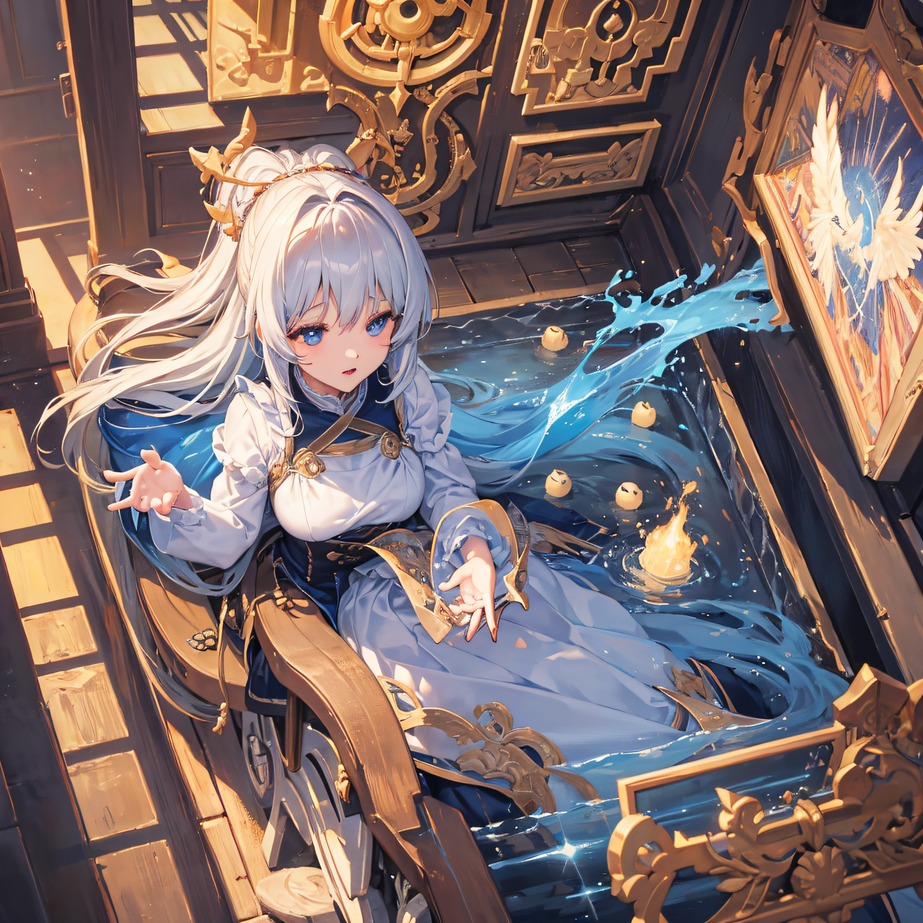 absurderes、hight resolution、ultra-detailliert、(1girl in:1.3)、BREAK、Knight of the Sun、The Magic of the Sun、Manipulation of light、Radiant Force、Attack of the sun's rays、Aura of warmth、Shining Armor BREAK、Working with photos、Altered reality、fantastical scenes、Digital Artistry、Creative editing、evocative narratives、Impressive visuals of BREAK 、Kinetic Art、Moving sculpture、medieval works、Interactive installations、dynamic movements、Engineering ingenuity、Captivating visuals