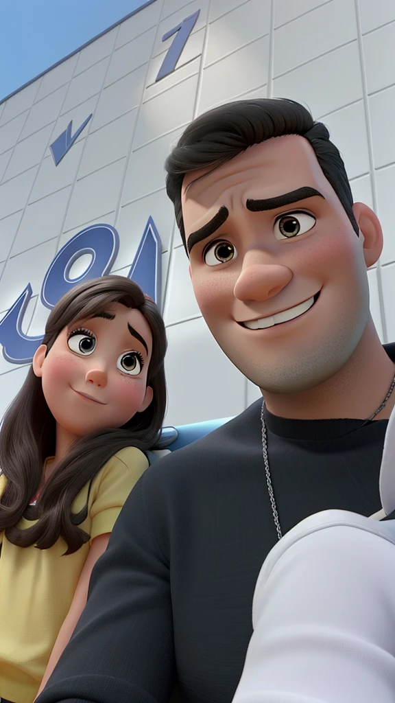 Estilo Pixar, alta qualidade