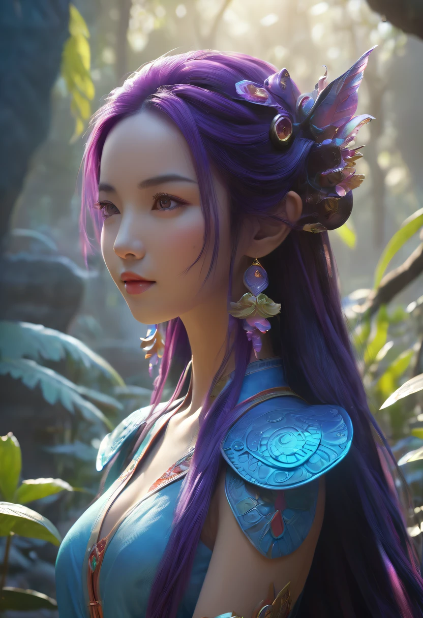 avatar village,《head portrait》In katara, Maya 8K, Asian woman water element, Fantasy style 8k octane rendering,,avatar village,Movie scene agile world. purple and blue colored,Colorful, Fairy Kingdom Forest, Bustling magic town, magical village, Fantasy Town, Magical fantasy very detailed, Oriental Fantasy Town, intricate rainbow environment, enchanted magical fantasy forest, Whimsical fantasy landscape art,《whack》Nezha here, Still from a fantasy movie, small person. Unreal Engine5, Art germ ; 3d unreal engine, Chinese fairy tale movies