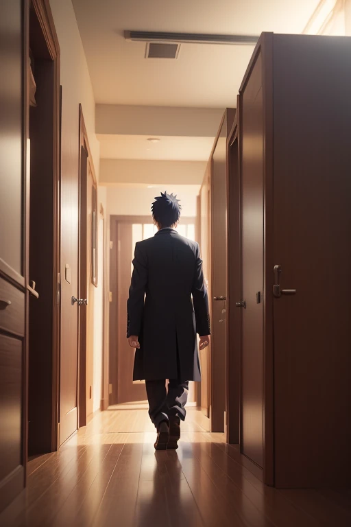 (best quality,4k,8k,highres,masterpiece:1.2),ultra-detailed,(realistic,photorealistic,photo-realistic:1.37), corridor with a person standing, a pile of drawers in my hands, screenshot.png of Kurou anime character, screenshot.png of anime movie, TV anime still image, screenshot.png from 2012 anime, Madhouse Studio anime style, screenshot.png from anime movie, anime still image anime style, anime scene, screenshot.png from animated movie, atmospheric anime, anime opening scene
