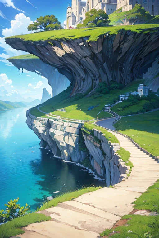 (best quality,4k,8k,highres,masterpiece:1.2),ultra-detailed,(realistic,photorealistic,photo-realistic:1.37),illustration,anime-style cityscape,beautiful anime scenery,detailed cityscape from an animated movie,HD anime cityscape,anime scenery,animated movie screenshot,downtown backdrop,"Kora: The Legend Begins" setting,village in the background,anime movie backdrop,beautiful anime landscape,Studio Ghibli animated movie screenshot