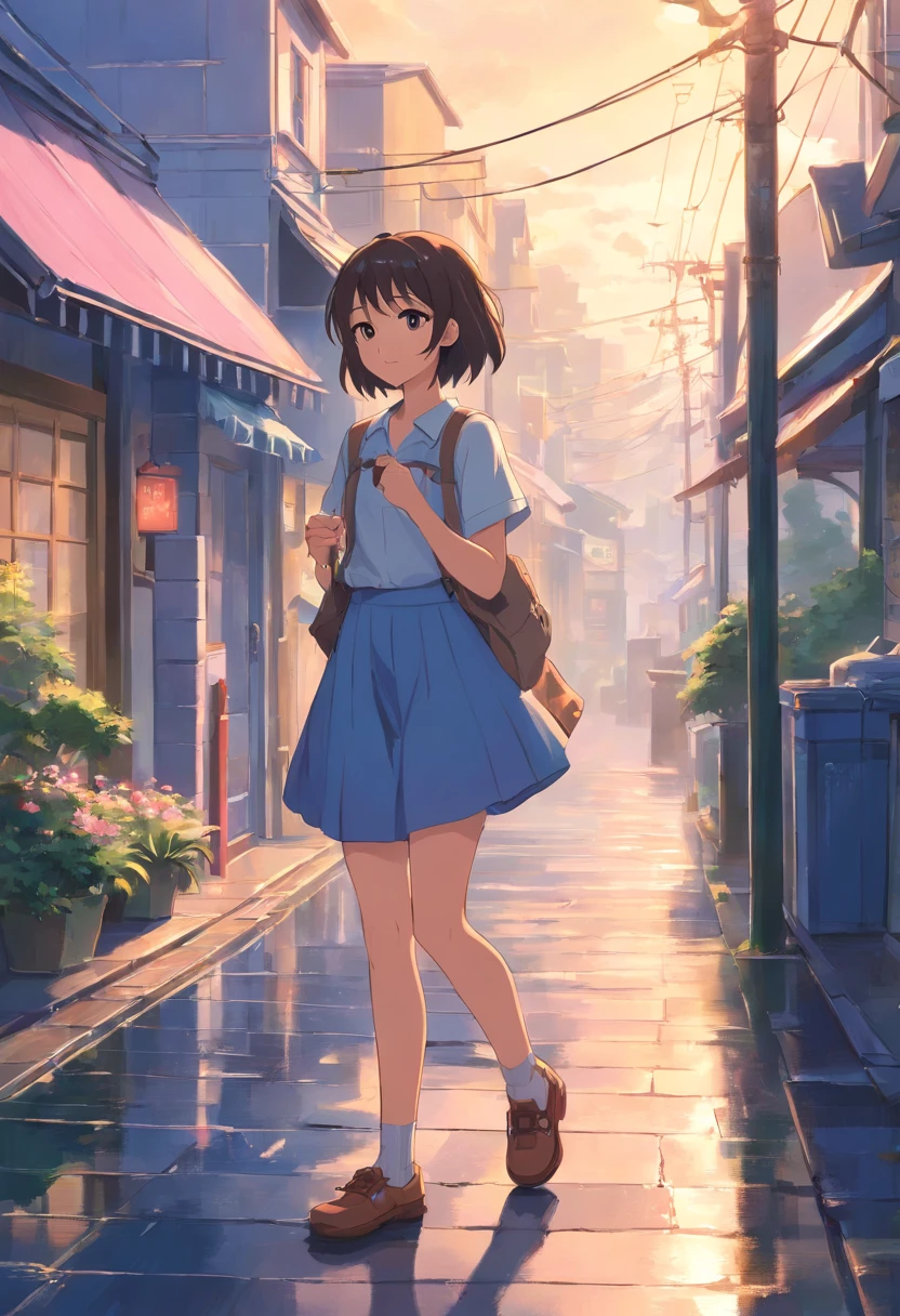 Once upon a time, in a small town, there was a little girl named Lily. Lily loved to explore the outdoors and discover new things. One day, the weather took an unexpected turn. Dark clouds gathered in the sky, and a gentle breeze turned into a powerful wind.