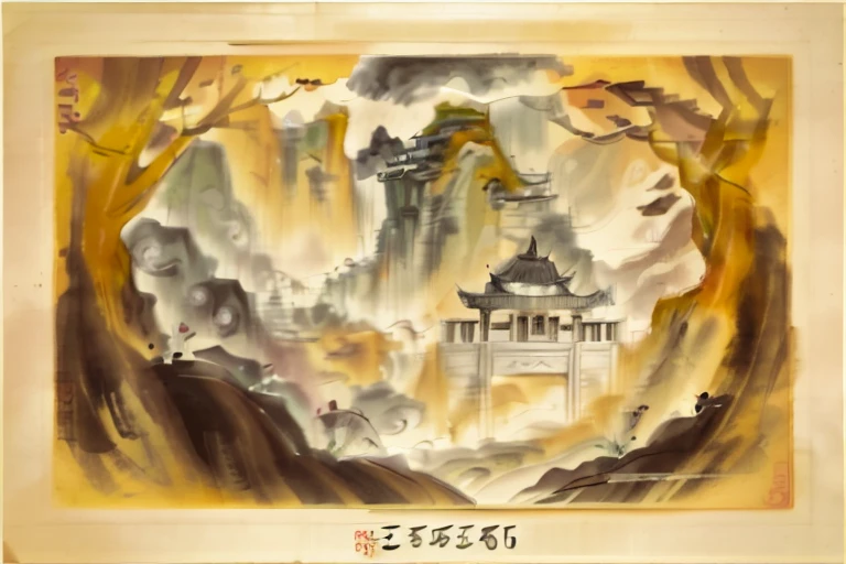 (best quality,4k,8k,highres,masterpiece:1.2),ultra-detailed,(realistic,photorealistic,photo-realistic:1.37),Chinese landscape painting with a horse,portrayed in ancient Chinese artistic style,a background of a temple,a burning ancient city,scenic view of an ancient city,beautiful artistic illustration,Chinese scenery,Journey to the West,pop art,beautiful Tang Dynasty rendering,Z-style artwork,In,temple background,the dreamland of the Chinese people