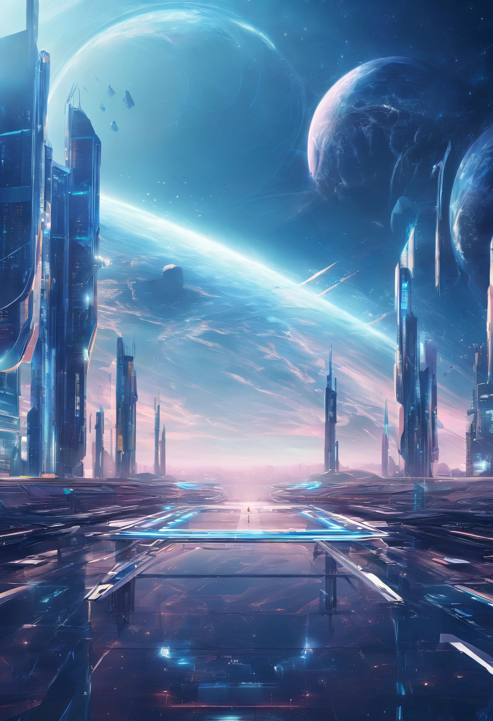 Blue technology style background,without humans,empty