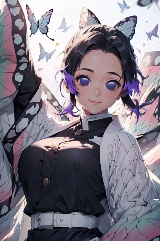 (Best Quality、8K、nffsw:1.2)、(cute Japanese girls)、((ninja outfit:1.5))、(landing from a height)、Alleviate the impact with your whole body、Composition looking up from below、skinny limbs、a serene smile、katanas、Confetti、butterflies dancing around、perfect hands perfect fingers perfect breasts perfect hair perfect face perfect body