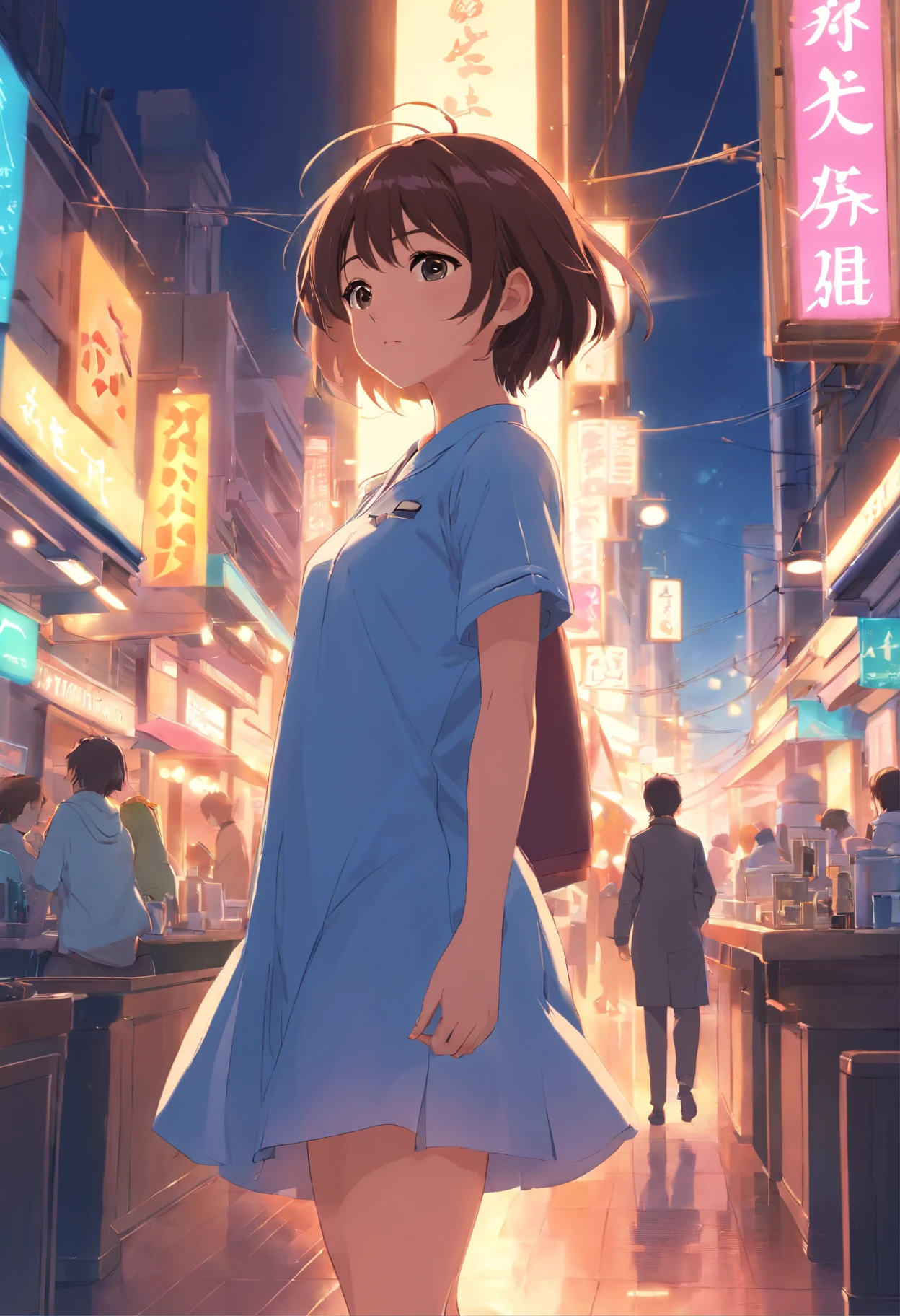 ((tmasterpiece), (Best quality at best))
(超詳細), (ldisheveled hair), bigger, cute clothing, clothes off, underdressing, Go belly up,
(evening, (dramatic lights)), (soft focight colors and rich atmosphere)