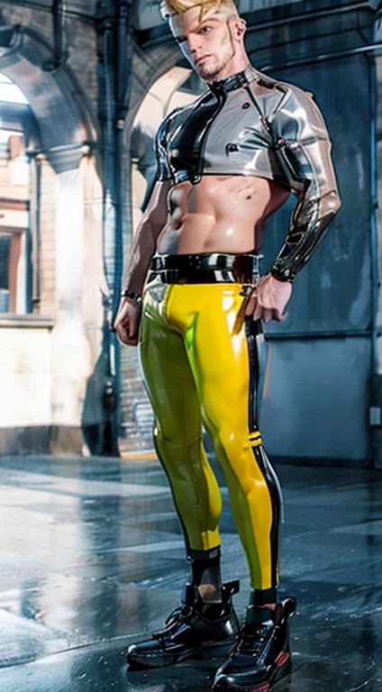 blonde hair male RUBBER DRONE