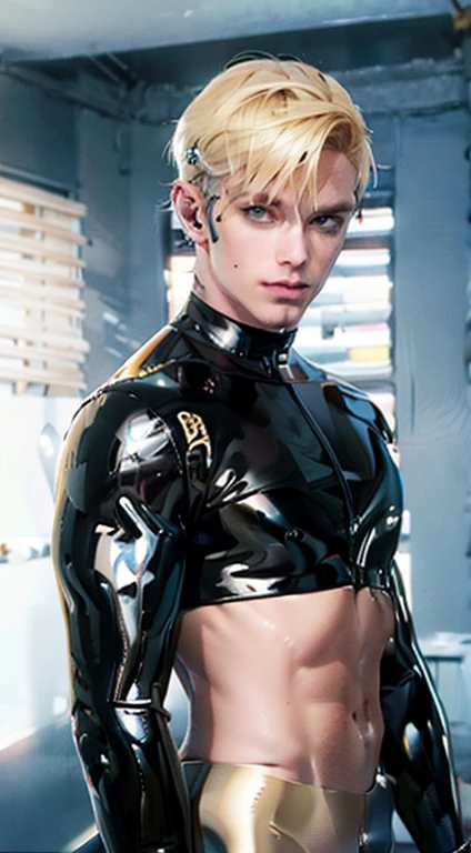 blonde hair male RUBBER DRONE