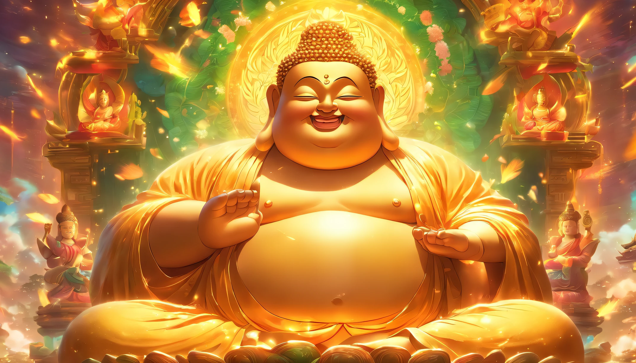 Pot-bellied Maitreya Buddha