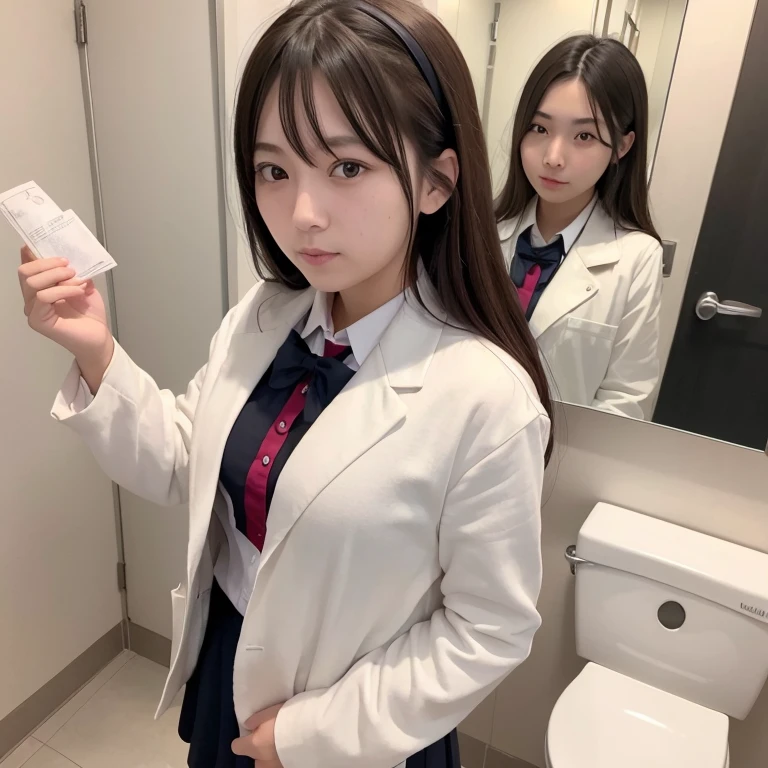 female high-school student、toilet room、napkin exchange、physiology、bloods