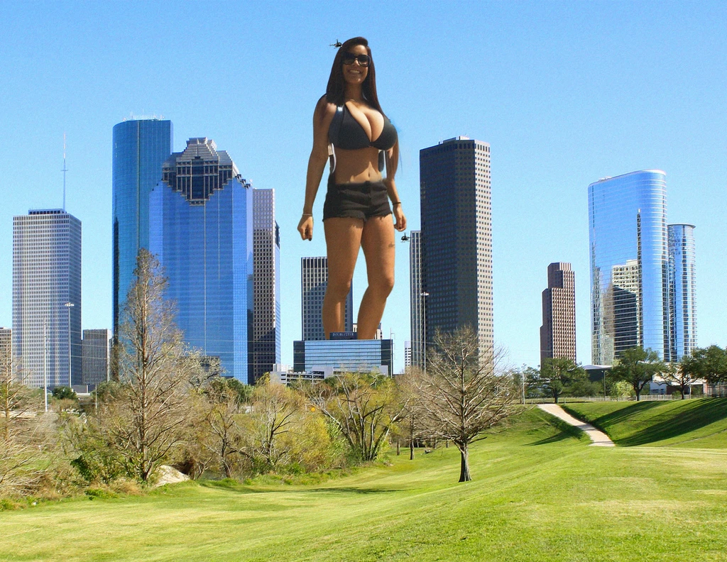 SFW, bikini, (gigantic sagging breasts:1.4), (colossal breasts:1.4), cleavage, long dark hair, (long hair:1.4)