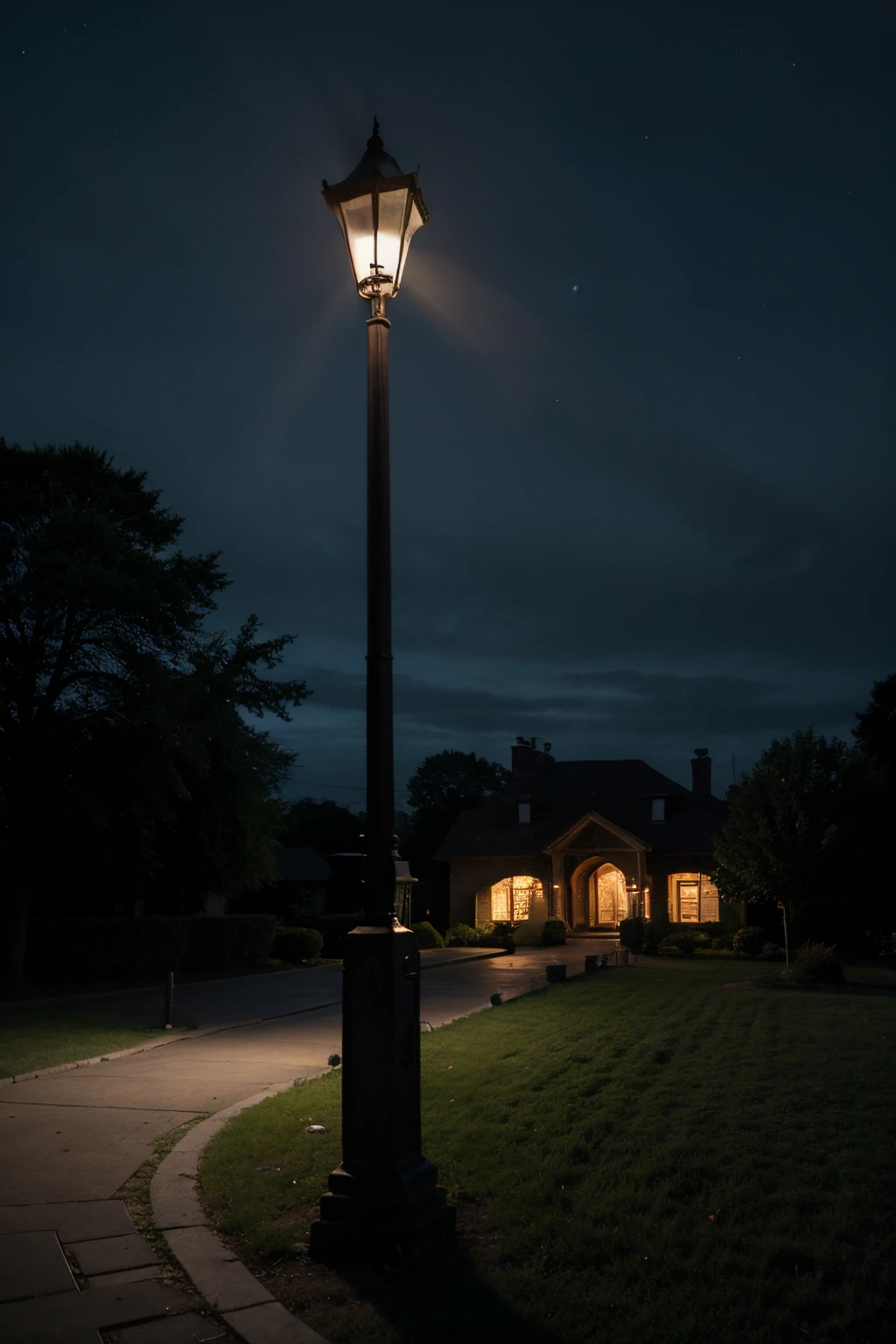 Night landscape lighting