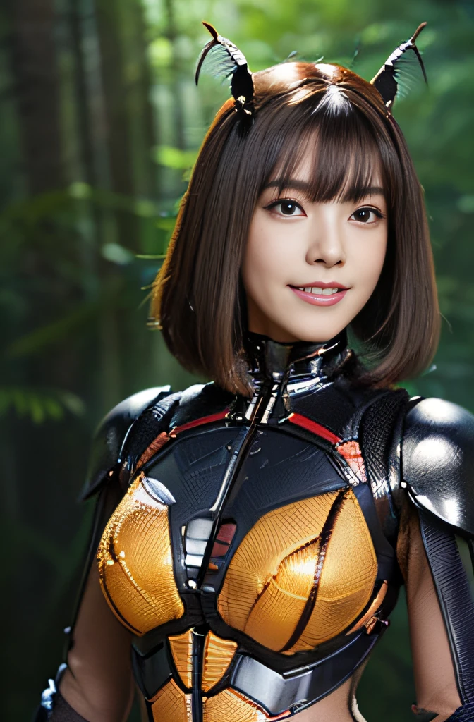 (high resolution,masterpiece,best quality,extremely detailed CG, anime, official art:1.4), realistic, photo, amazing fine details, all intricate, gloss and shiny,awesome many layers, 8k wall paper, 3d, sketch, kawaii, illustration,( solo:1.4), perfect female proportion,villainess, (fusion of dark brown cockroach and lady:1.4), (brown cockroach form lady:1.2), (brown cockroach lady:1.2), (fusion:1.2), (solo:1.4), (evil smile:1.2), muscular, abs, (cockroach brown exoskeleton bio insect suit:1.4), (cockroach brown exoskeleton bio insect armor:1.2), (brown transparency cockroach wing:1.4), (brown cockroach antennae:1.3),
