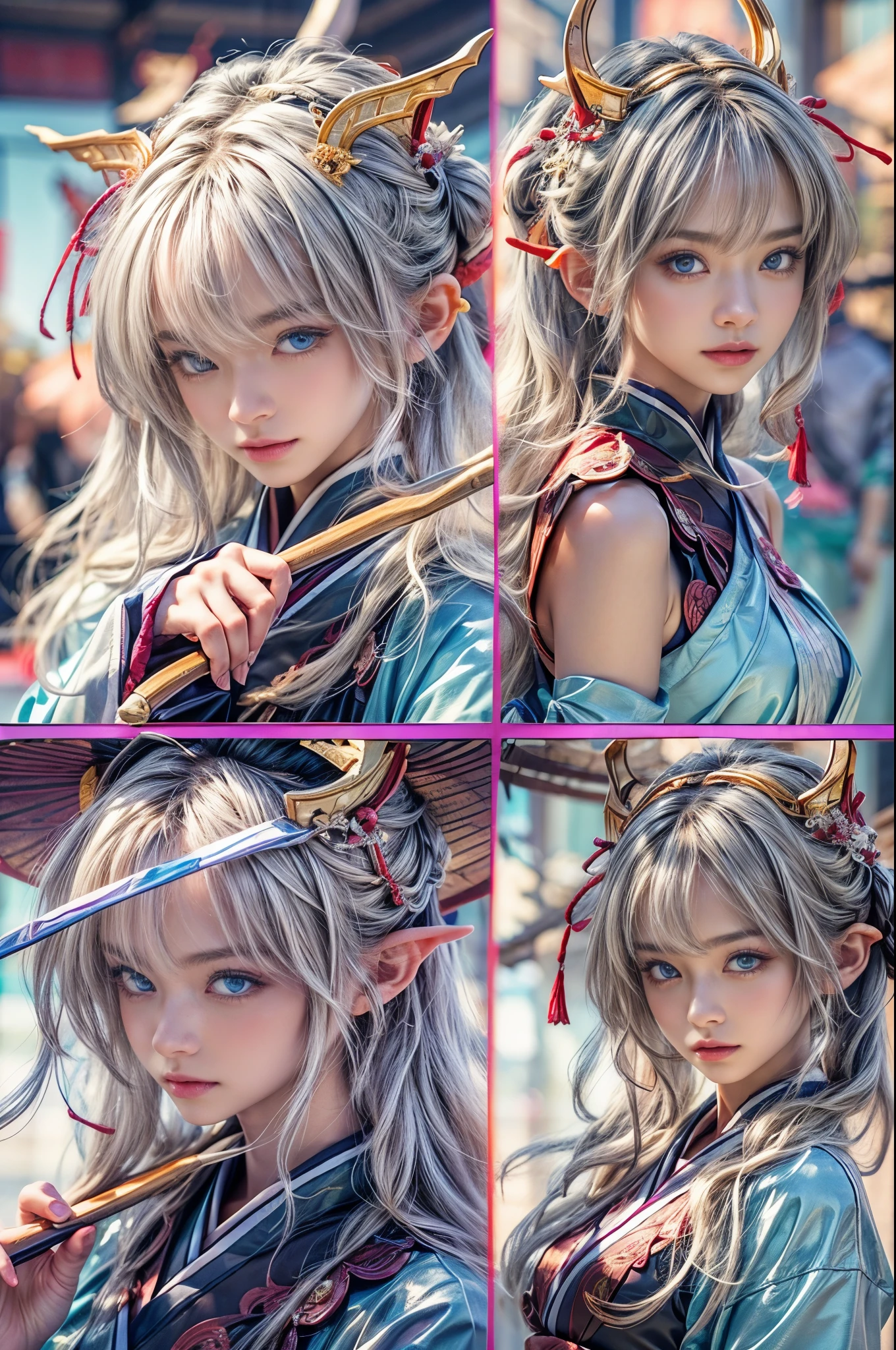 (Photoreal Stick:1.4, masutepiece:1..3, 8K), top-quality, masterpiece, 超A high resolution, Perfect dynamic composition, Professional camera work, Grow Light Effect, Mystical portrait, Cinematic Light, Highly detailed skin and facial texture:1.3, The ultra-detailliert, A detailed eye, (riding a dragon, holding an cane), (myterious:1.3, Fanciful:1.2, tradition:1.2, majestueux:1.2), 1girl in, 25-years old, cute and sexy slim goddess, Fair skin, (Enraptured look:0.9, Totally captivates you:1.0), (japanese miko costume:1.3), (voluptuous breasts:0.9), (Backshots, Calm pose), (Beautiful blue eyes, Eyes that feel beautiful eros:0.85), Sexy face:0.4, (A mouthfeel that feels beautiful eros:0.85), ((Too cute beauty:0.9)), Detailed limbs, Fantastic background