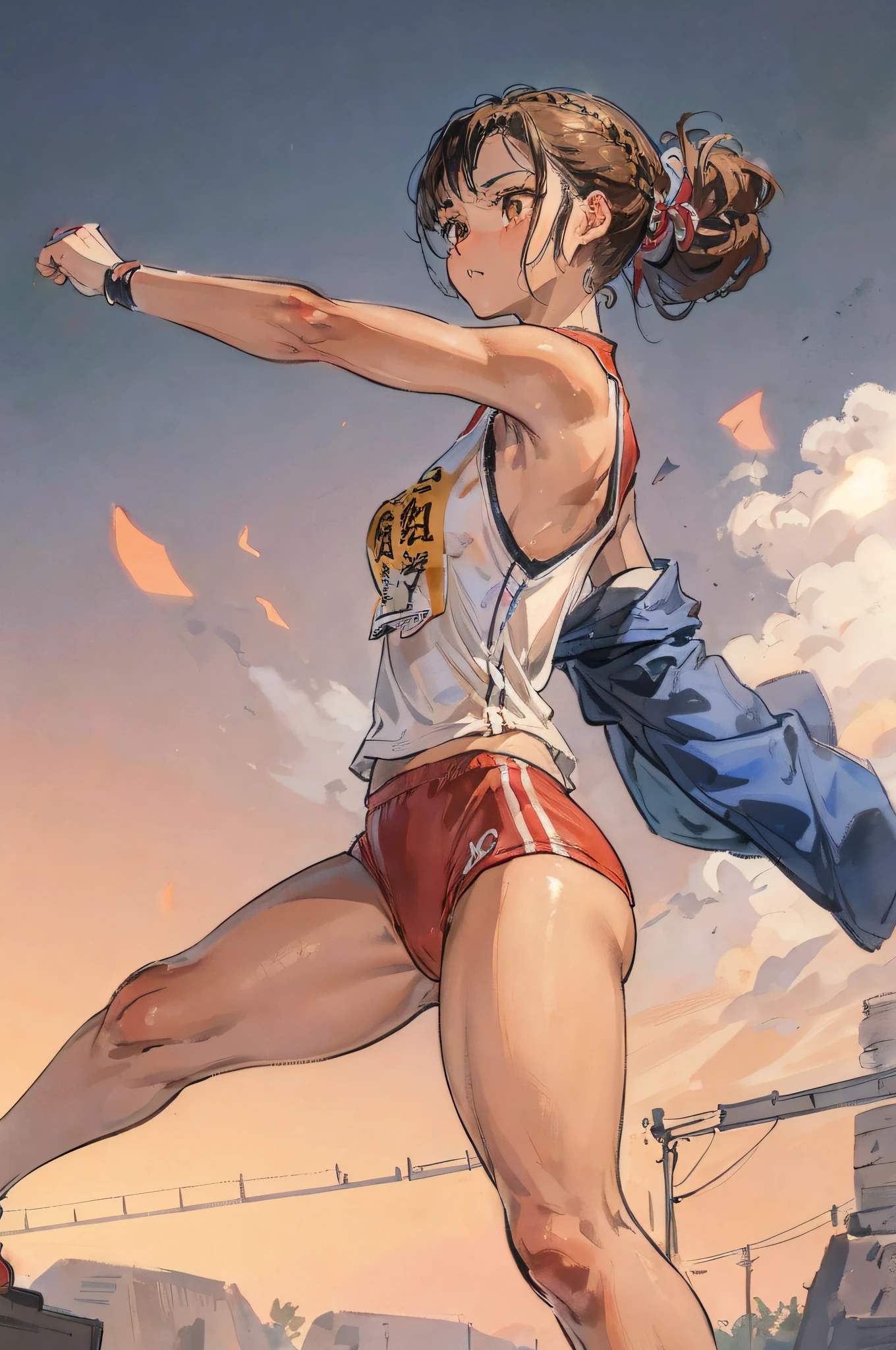 clench one's fist