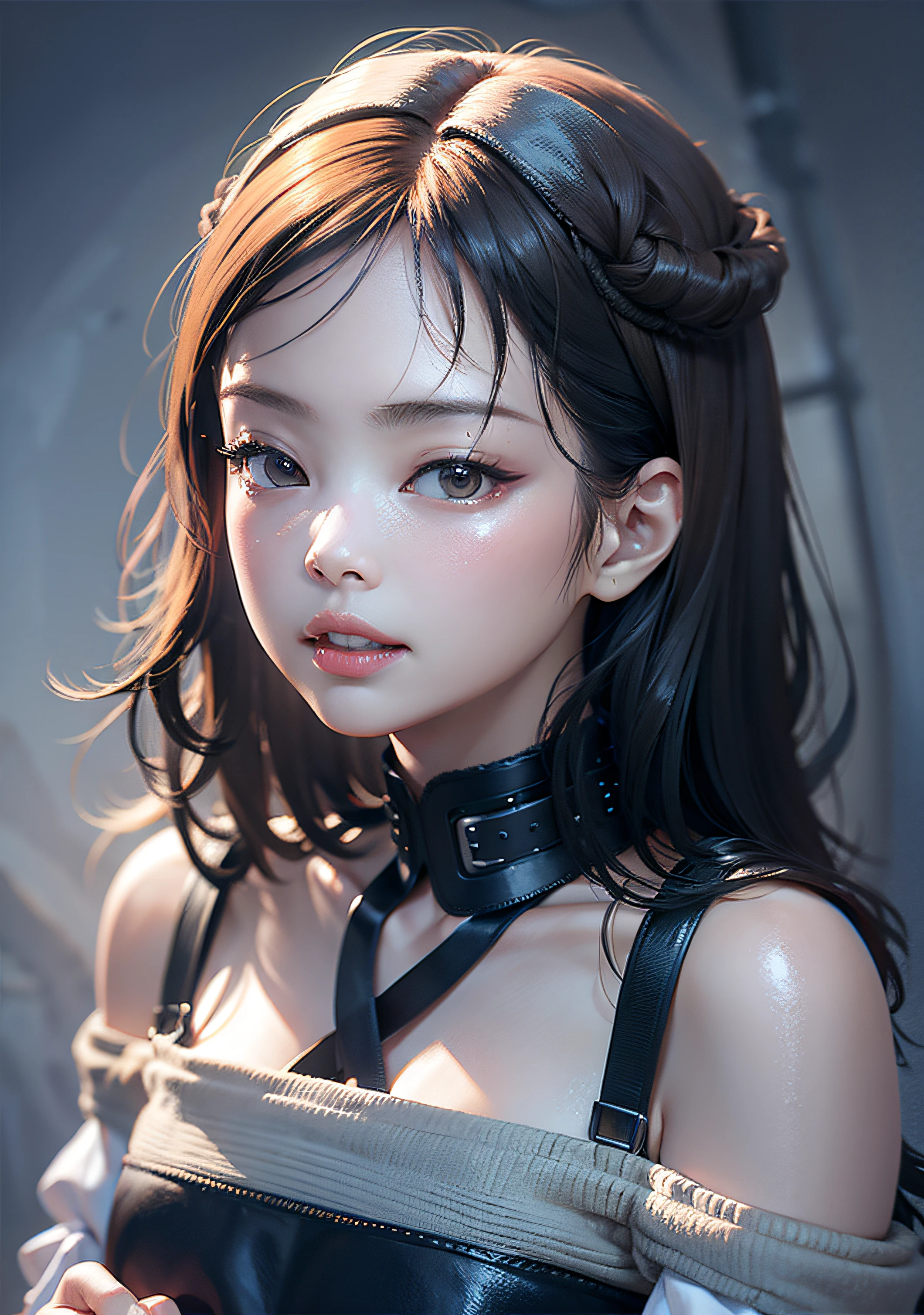 hyperrealistic: 1.5), hyper-realistic lifelike texture, masterpiece, unreal engine 5, Extremely detailed CG unity 8k wallpaper, realistic eyes,
Madly detailed photo, (??????? of light and shadow, deep shadow), (Winner of the Pulitzer Prize for Photography and Taylor Wessing Photographic Prize) Jennie Kim, sexy pose, whole body,