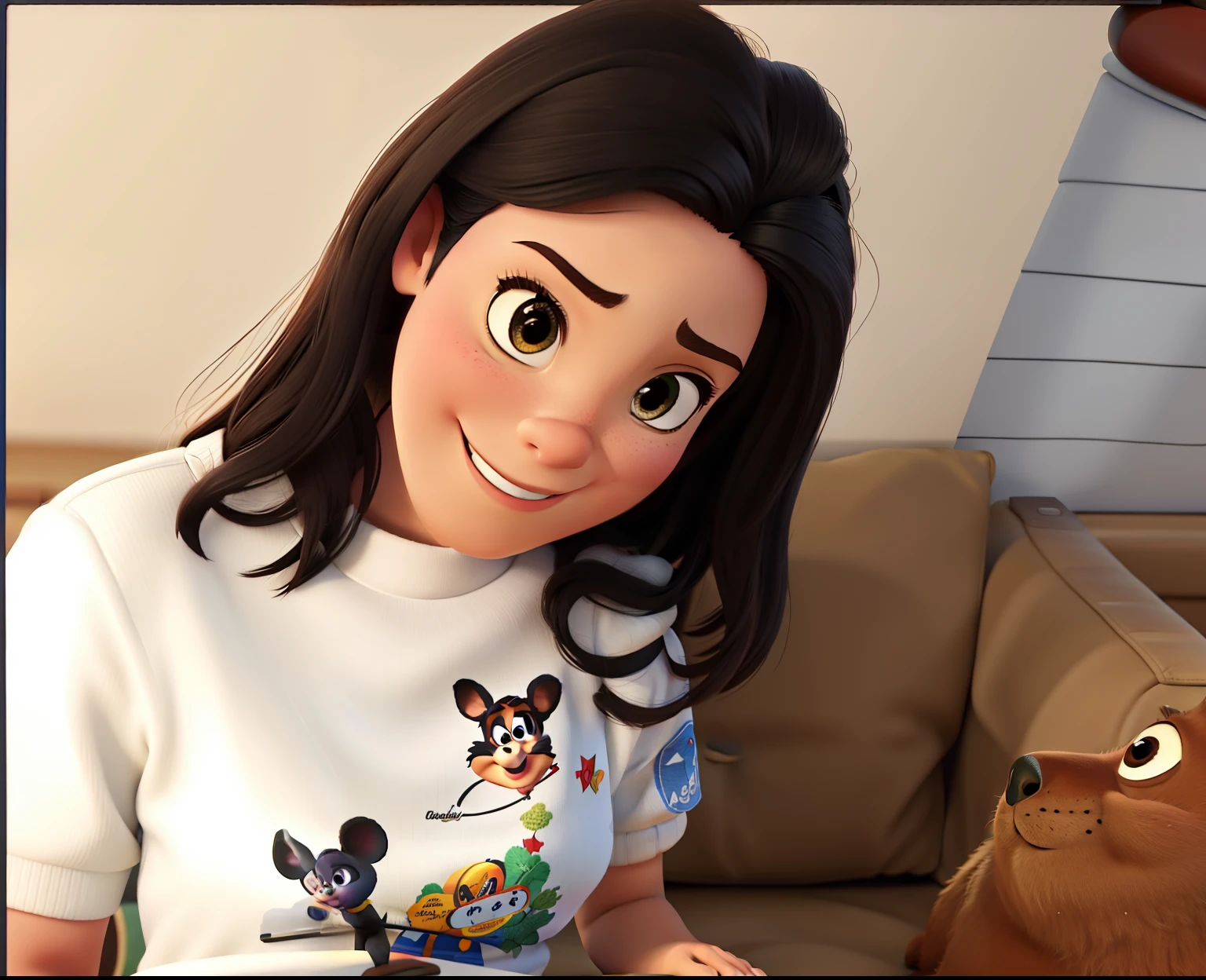 Cartaz estilo Disney Pixar