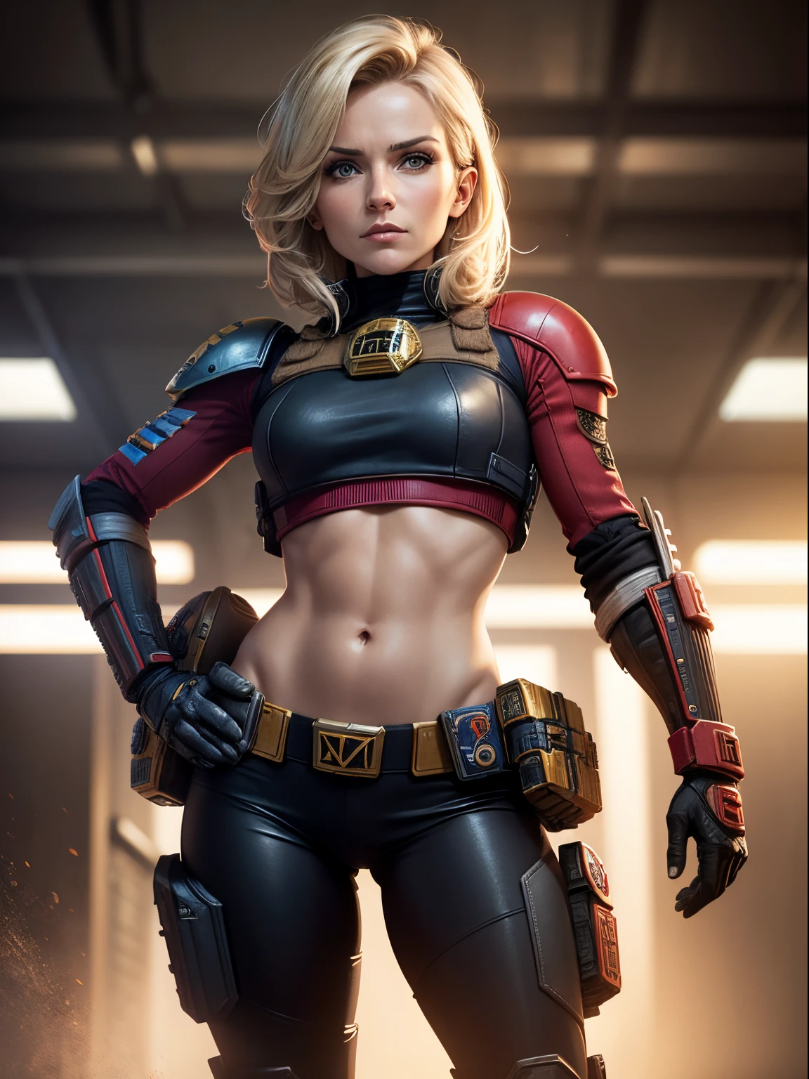 Helen Skelton as Judge Dredd