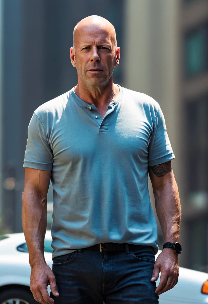 bruce willis as a gta 6 caracter.