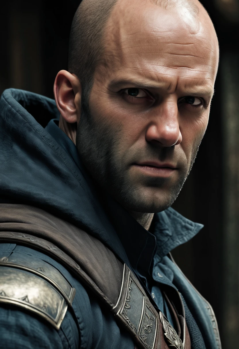 jason statham as an assassin from assassin's creed, 4k, realistic