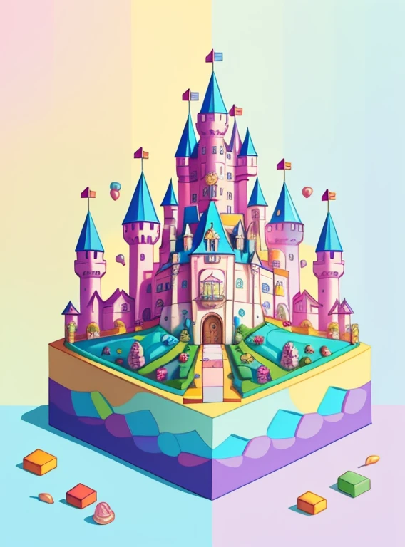 (cute castle with candies) Munchkin, Geometric multidimensional wall portrait, livro de arte, Tchibi,
Yang08k, Beautiful, Colouring,
Obras, of the highest quality, best quality, Arte Oficial, Beautiful and Aesthetic,