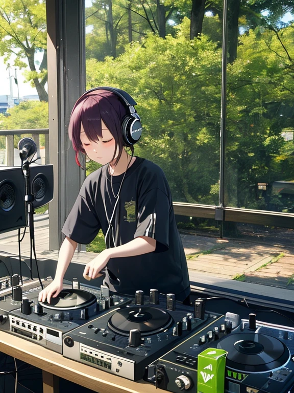 dj and breakbeats、MC with lime, beautiful melody and rhyme、 Flowing peaceful time