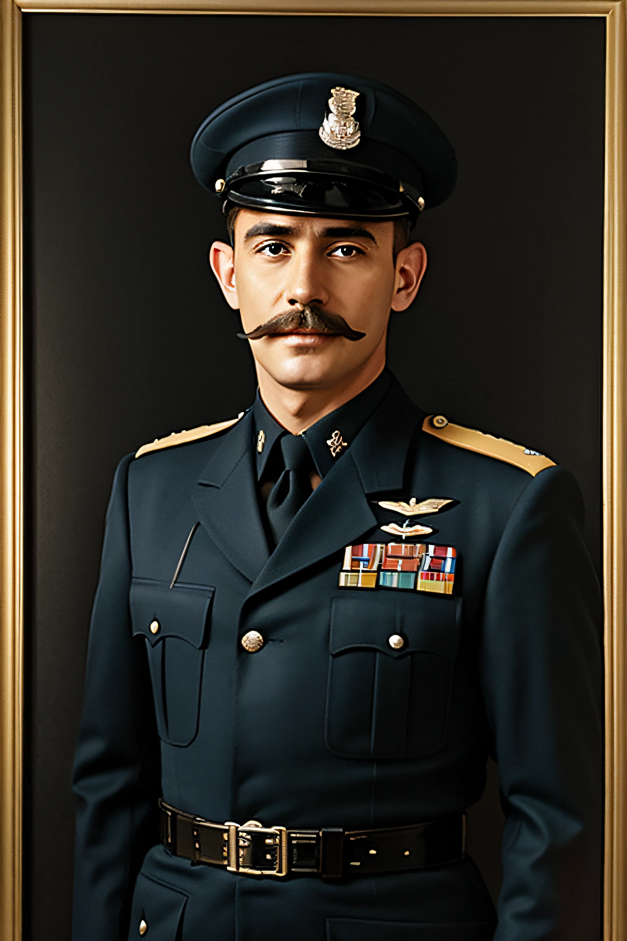 arafed image of a man in uniform with a mustache, in military uniform, in a soldier uniform, john singer sargant, inspired by Henry Tonks, wearing military uniform, officers uniform, wearing a military uniform, general uniform, wearing a general\'s uniform, in full military garb, full uniform, taken on a ww 1 camera, author unknown
