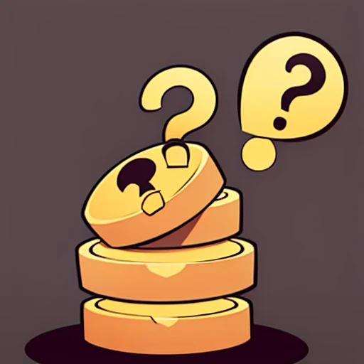 pile of question marks with solid dark background