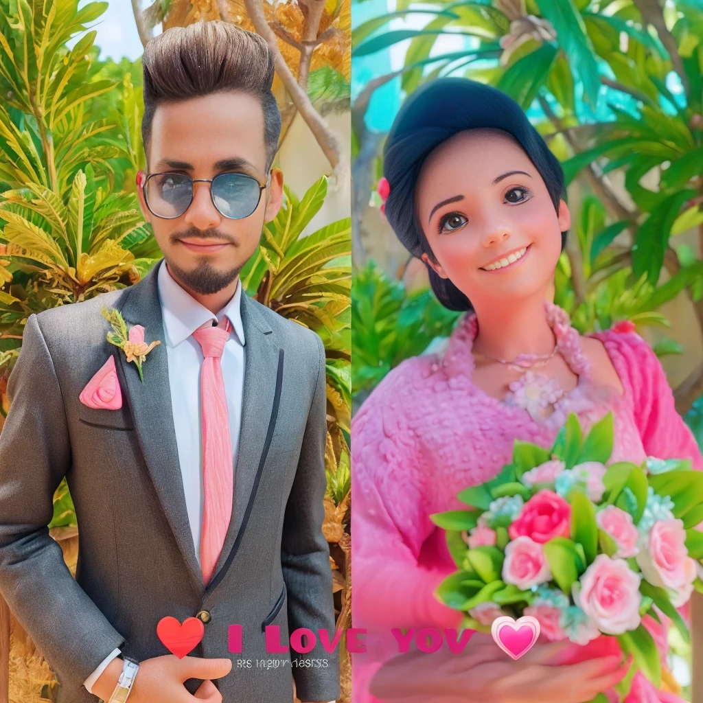 3D high quality background lovly