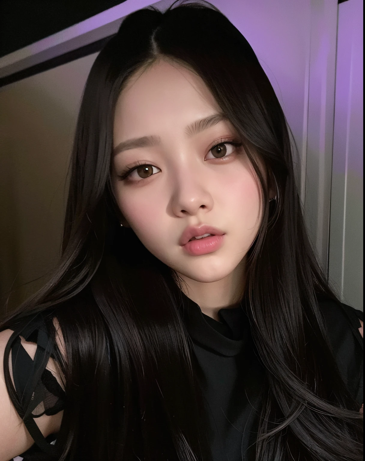 mulher arafed com cabelo preto longo e um top preto, jennie blackpink, Dom Yunjoo, Retrato de Jossi de Blackpink, Heonhwa Choe, Jaeyeon Nam, jossi do blackpink, Lee Ji - Eun, Lee Ji-eun, Ulzzang, Parque Roseanne do Blackpink, coreana, Mulher sul-coreana bonita, wan adorable korean face