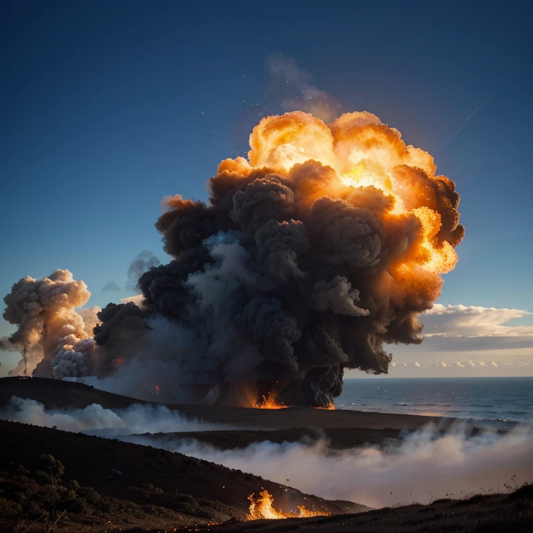 mundo devastado por una guerra nuclear, en donde la superficie esta cubierta por arena y ceniza, lo que resta de la humanidad deben vivir bajo tierra los oceanos se secaron dejando el mundo en desierto nuclear