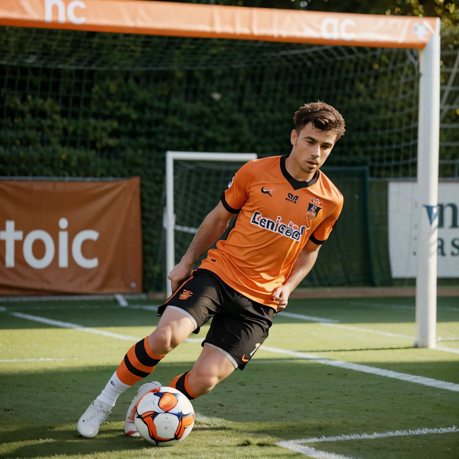 Dessine un footballeur qui a commencé sa carrière au FC Lorient