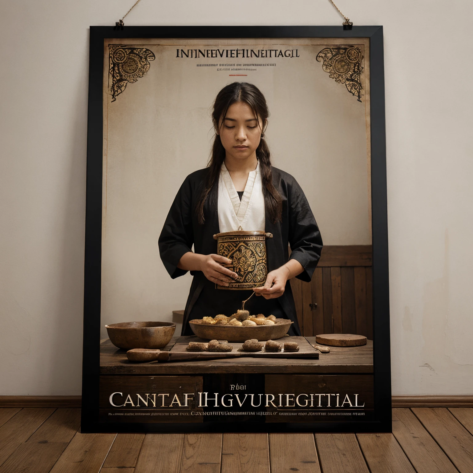 Intangible cultural heritage poster