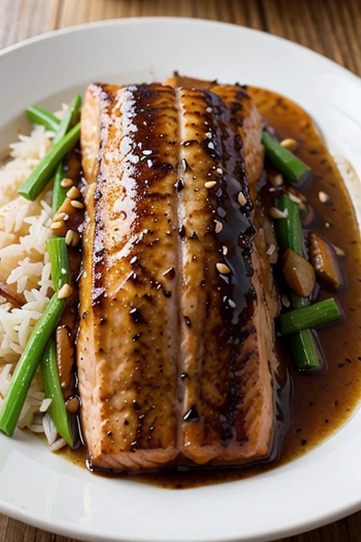Teriyaki salmon