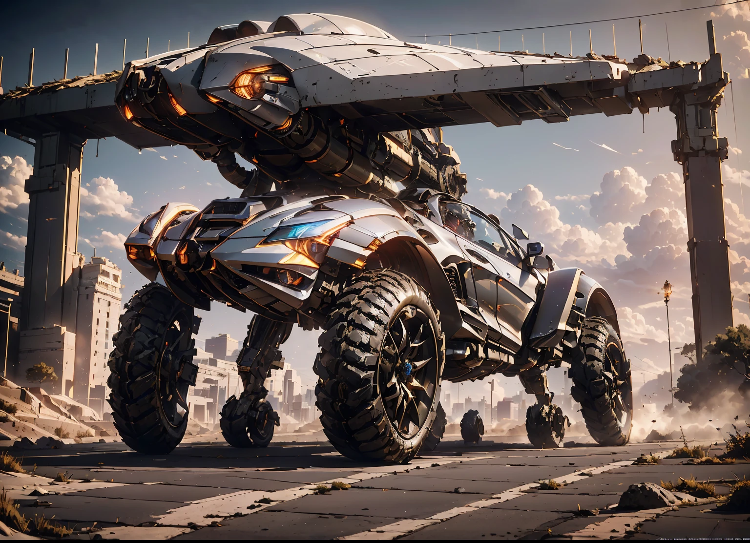 ((((military futuristic vehicule)))) steampunk hermoso. rewarded photography, filmic cinematic still from the movie Gravedigger
photorealistic, Cinematographer, obra maestra, realista, realismo, Cinematographerrrealismoo, alto contraste, photorealistic digital art trending on artstation 8k hd high definition detailed realistic, detallado, textura de la piel, hiper detallado, armadura, La mejor calidad, ultra-high-resolution, (fotorrealista:1.4),, High resolution, detallado, foto RAW, sharp re, by Lee Jeffries Nikon D850 Stock Photo 4 Kodak Portra 400 F1 camera.6 lens rich colors hyper realistic lifelike texture dramatic lighting unrealengine trending on artstation cinestill 800  (Arquitectura HR GIGER) Ruedas grandes MYR. WestWorld Laboratorio del Demoledor Loco En el universo de Warhammer
(sci-fi hover-Lamborghini Huracan) CAN-AM Maverick offroad hybrid
(Librea de Forza:1.3)