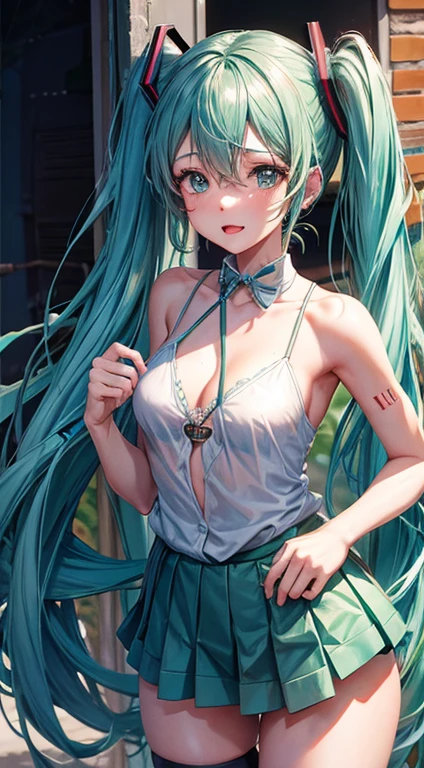 Hatsune Miku cantando na favela do rio de janeiro