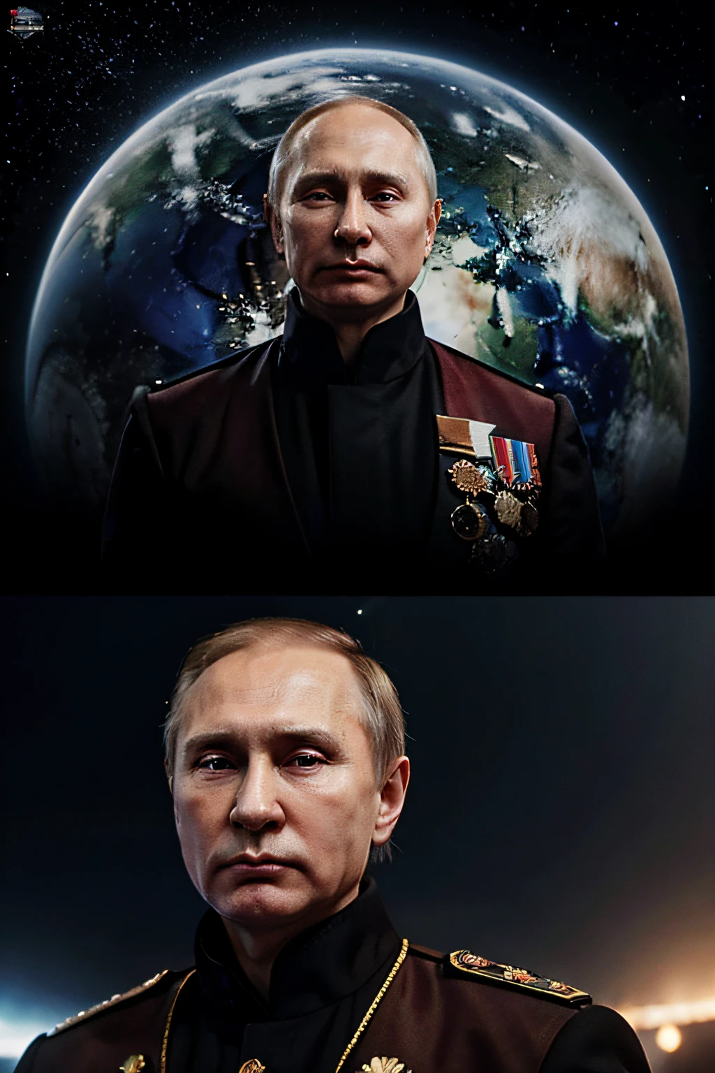 Putin won the election and became the great emperor of the entire galaxy