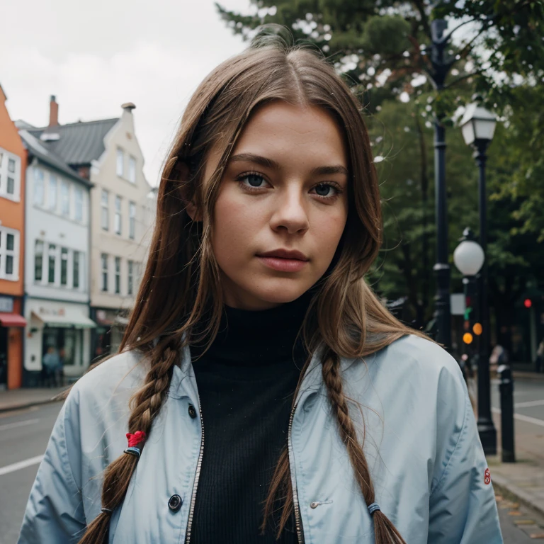 Realistic Scandinavian girl for tiktok